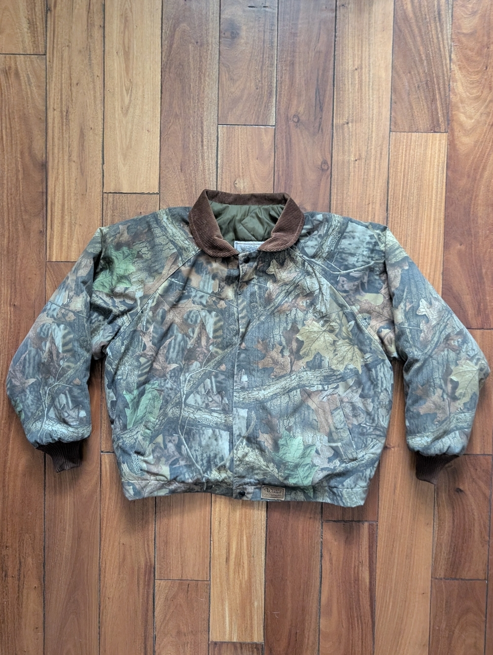 Walls Vintage Camo Bomber Jacket (XL)